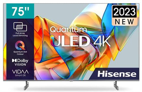 Hisense 75&quot; Class U6K Series Quantum ULED 4K UHD VIDAA Smart TV