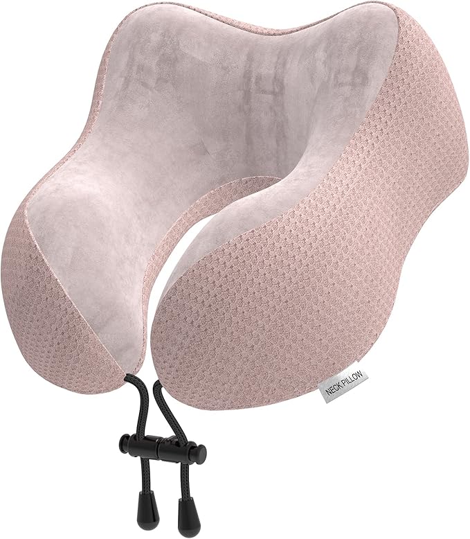 Casey U Shaped Large Travel Neck Pillow Beige