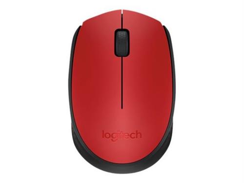 Logitech M171 Red Compact & Portable Wireless Mouse