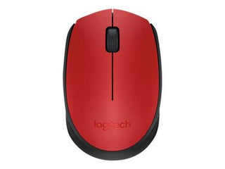 Logitech M171 Optical Wireless Mouse Red