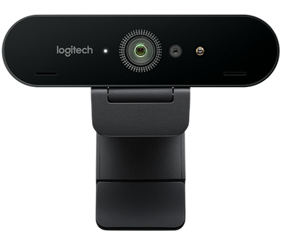 Logitech BRIO Webcam with 4K Ultra HD video & RightLight 3
