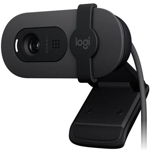LOGITECH BRIO 100 FULL HD WEBCAM - GRAPHITE AUTO-LIGHT BALANCE INTE...