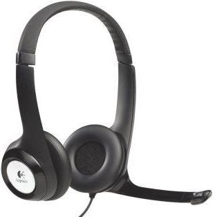 LOGITECH H390 USB COMPUTER HEADSET WITH ENHANCHED DIGITAL AUDIO AND...