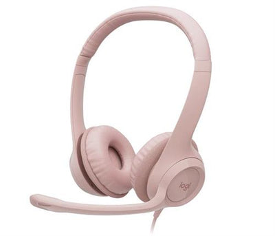 Logitech H390 USB Headset with Noise-Canceling Mic - Rose