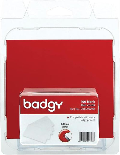 Evolis Badgy 100 Pack 20ml PVC Cards
