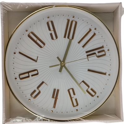 Casey Wall Clock Gold