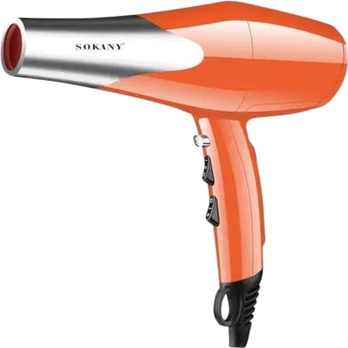 Sokany Orange and Chrome Professional 2000w Hairdryer