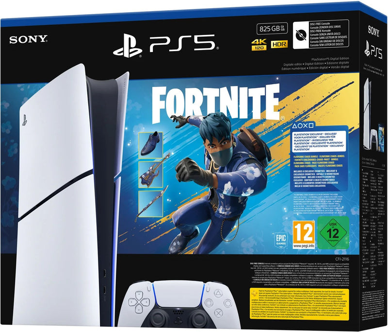 Sony PS5 Digital Fortnite Slim Console