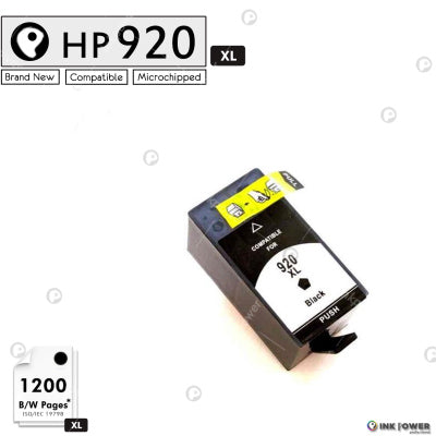 InkPower Generic HP 920XL Black Inkjet Print Cartridge