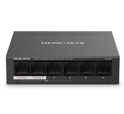 Mercusys 6 Port Unmanaged Desktop POE Switch