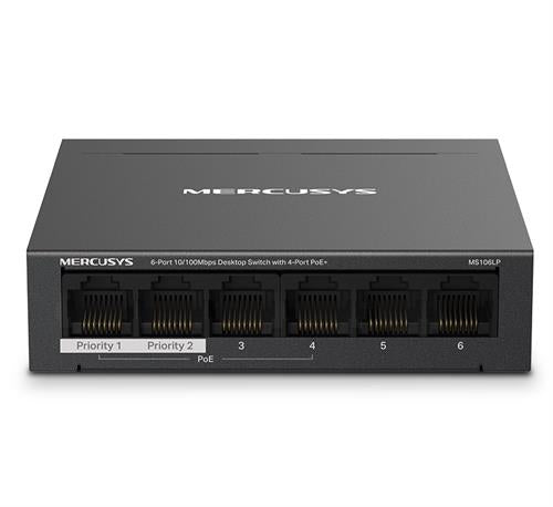 Mercusys 6 Port Unmanaged Desktop POE Switch