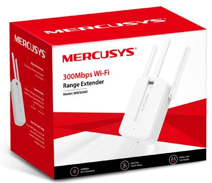 Mercusys MW300RE WiFi 4 Range Extender