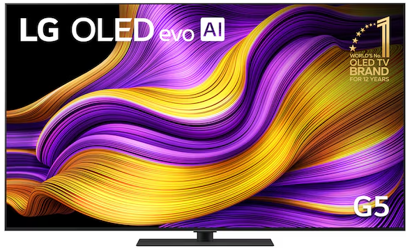 LG 65 inch LG OLED evo AI G5 4K 165Hz Smart TV