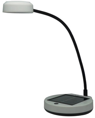 Noble White SunLite Solar Powered Tabletop Lamp