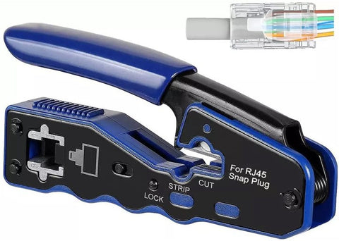Netix RJ45 Pass Through Hole Cable Crimper