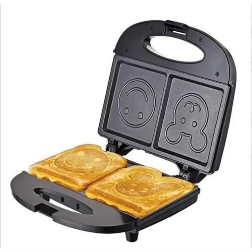 Sokany Dual Smiley Emoji Waffle Maker