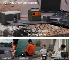 Solarix Tigfox 500W Portable Power Station – Pure Sine Wave Rated Power 500 Watts