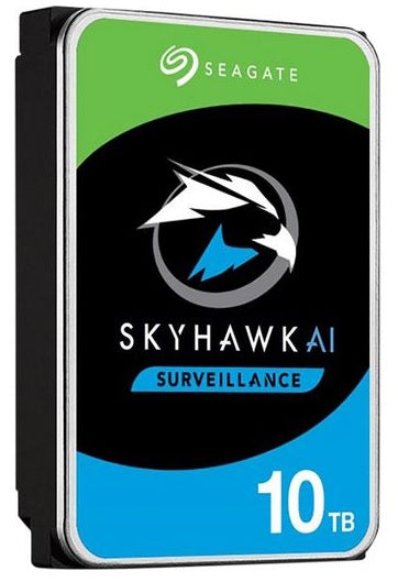Seagate Skyhawk AI ST10000VE0001 10TB 3.5'' HDD Surveillance Drives/ SATA 6GB/s Interface/ 256MB Cache/ RPM: 7200/ 512e..