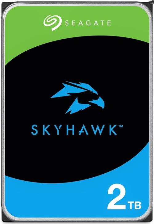 Seagate Skyhawk ST2000VX017 2TB 3.5'' HDD Surveillance Drives; SATA 6GB/s Interface; 1-8 Bays Supported; MTBF: 1M Hr's; Camera's