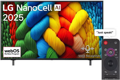 LG 86 Inch NanoCell AI 4K webOS25 Smart TV