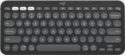 Logitech Pebble Keys 2 K380s Graphite Bluetooth Keyboard
