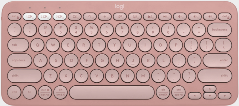 Logitech Pebble Keys 2 K380s Rose Bluetooth Keyboard