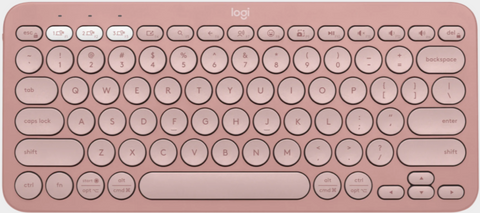 Logitech Pebble Keys 2 K380s Rose Bluetooth Keyboard