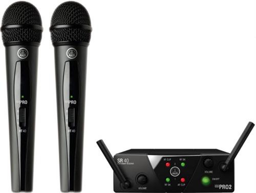 AKG Harman WMS40 Mini Dual Vocal Set Wireless Microphone