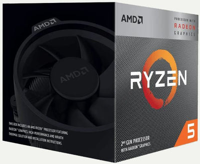 AMD RYZEN 5 3400G 4-Core 3.7GHz AM4 CPU