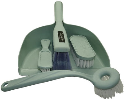 Casey 5 Peace Handheld Dust Pan And Brush Set Light Green