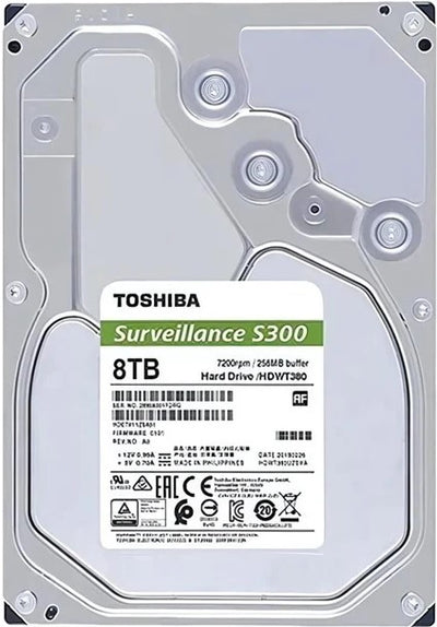 Toshiba S300 SATA 8TB Surveillance Internal Hard Drive