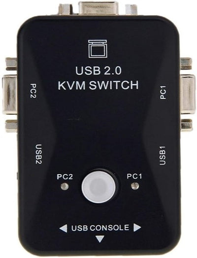 UniQue KVM 2 Port VGA USB 2.0 Manual Switch