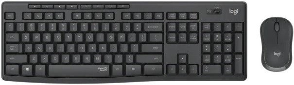 LOGITECH MK295 WIRELESS SILENT KEYBOARD AND MOUSE COMBO - BLACK SIL...