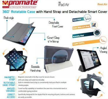 Promate Reel Air -360? Rotatable Case