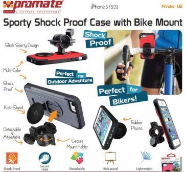 Ridei5 iPhone 5 5s Protective Case with Bike Stand