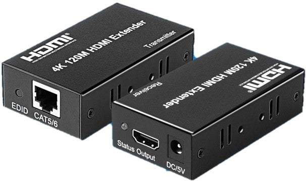UniQue 4K 120M Cat5 Or 6 Transmitter And Receiver HDMI Extender