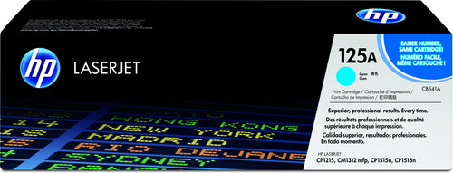 HP 125A CYAN LASERJET TONER CARTRIDGE 1215/1515/1518 & CM1312 PRINT...