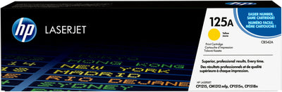 HP 125A LASERJET YELLOW TONER CARTRIDGE CP1215/1515/1518 & CM1312 P...