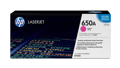HP 650A COLOR LASERJET CP5525 MAGENTA PRINT TONER CARTRIDGE PRINTS ...