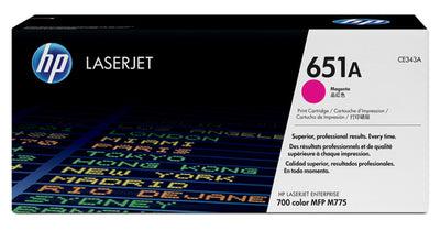 HP 651A LASERJET ENTERPRISE 700 COLOR MFP M775 SERIES MAGENTA PRINT...