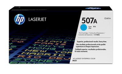 HP LASERJET ENTERPRISE 500 COLOR M551 CYAN TONER PRINT CARTRIDGE AV...