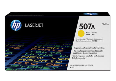 HP 507A YELLOW TONER CARTRIDGE