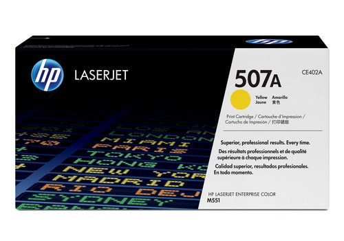 HP 507A YELLOW TONER CARTRIDGE