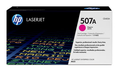 HP 507A MAGENTA TONER CARTRIDGE