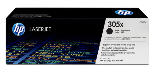 HP 305X BLACK LASERJET TONER CARTRIDGE FOR LASERJET PRO 300 AND 400...