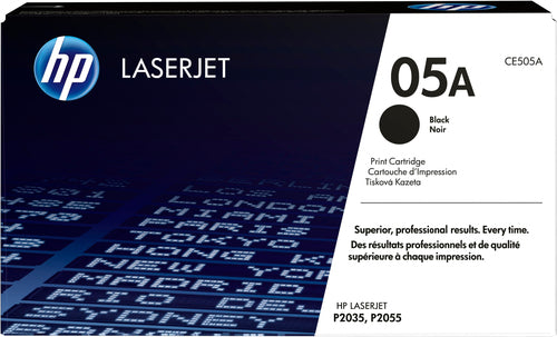 HP 05A LASERJET P2035/P2055 BLACK PRINT CARTRIDGE PRINTS APPROXIMAT...