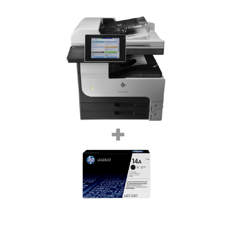 HP LASERJET ENTERPRISE MFP M725DN PRNTR + HP 14A TONER CARTRIDGEY-1...
