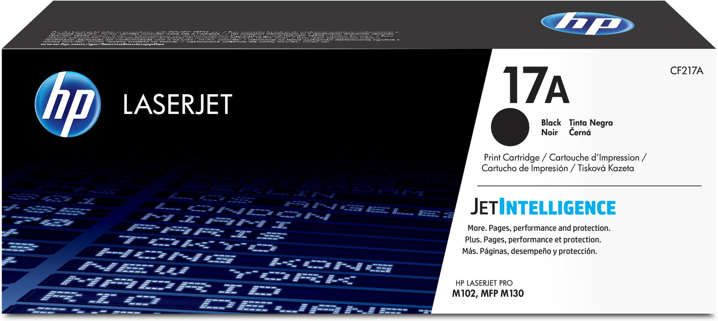 HP 17A BLACK  ORIGINAL LASERJET TONER CARTRIDGE