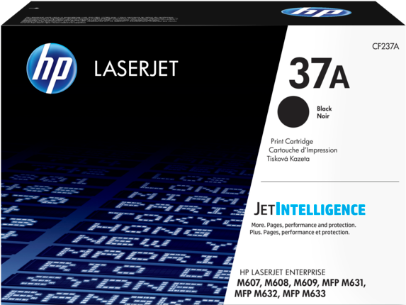 HP 37A BLACK ORIGINAL LASERJET TONER