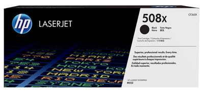 HP 508X BLACK LASERJET ENTERPRISE M552/M553 TONER CARTRIDGE CARTRID...